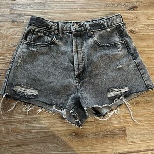 Wild Fable Charcoal Distressed Jean Shorts